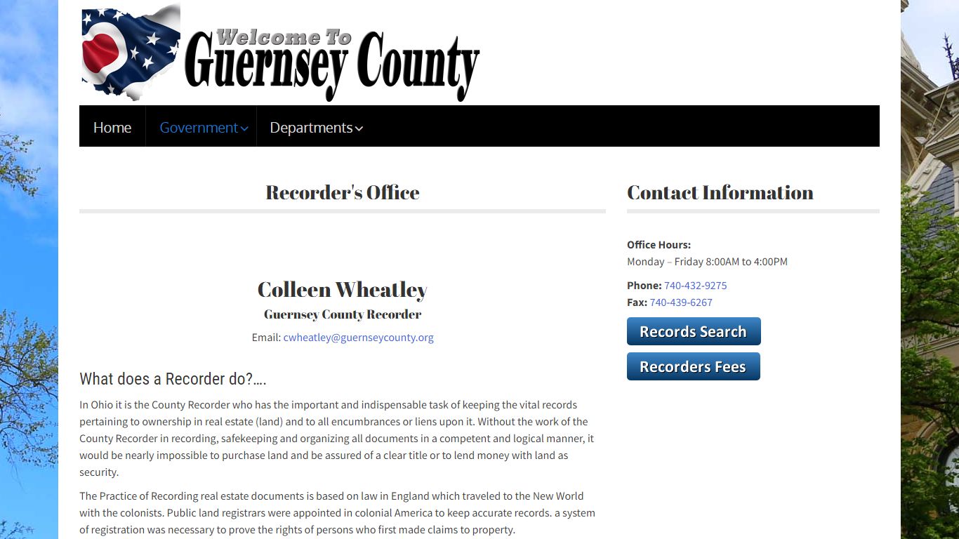 Recorder – Guernsey County